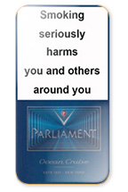 Parliament Ocean Cruise Cigarette Pack