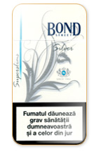 Bond Super Slims Silver 100's Cigarette Pack