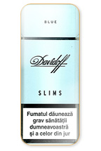 Davidoff Slims Blue Cigarette Pack