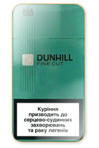 Dunhill Fine Cut Menthol 100's Cigarette Pack