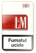 L&M Red (Red Label) Cigarette Pack