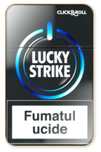 Lucky Strike Click and Roll Cigarette Pack