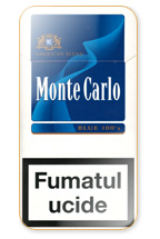 Monte Carlo Blue 100's Cigarette Pack