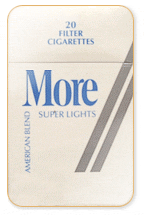 More Super Lights (Subtle Silver) Cigarette Pack