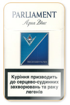 Parliament Aqua Blue (Lights) Cigarette Pack