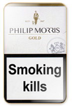 Philip Morris Gold Cigarette Pack