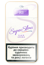 R1 Super Slims Flair Aroma 100's Cigarette Pack