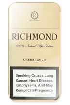 Richmond Cherry Gold Super Slims 100s Cigarette Pack