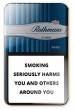 Rothmans Nano Silver Cigarette Pack