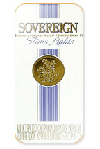 Sovereign Slim Lights 100's Cigarette Pack