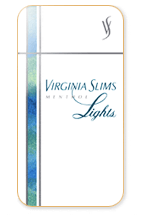 Virginia Slims Lights Menthol 100's Cigarette Pack