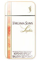 Virginia Slims Lights 100's Cigarette Pack