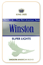 Winston Super Lights Cigarette Pack