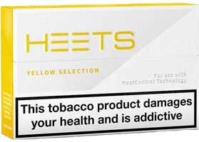 IQOS HEETS Yellow Cigarette Pack