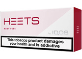 Heets Ruby Fuse Cigarettes pack