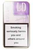 LD Super Slims Violet Cigarettes pack