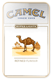 Camel Super Lights (Silver) Cigarettes pack