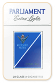 Parliament Extra Lights (Silver Blue) Cigarettes pack