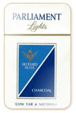 Parliament Lights (Aqua Blue) Cigarettes pack