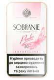 Sobranie Super Slims Pinks 100's Cigarettes pack