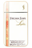 Virginia Slims Lights Cigarettes pack