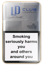 LD Club Compact Silver Cigarette Pack
