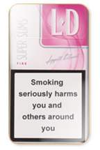 LD Super Slims Pink Cigarette Pack