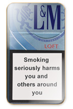 L&M Loft Sea Blue Cigarette Pack