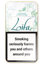 Lifa Super Slims Menthol Cigarette Pack
