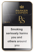 Parker & Simpson Black Cigarette Pack
