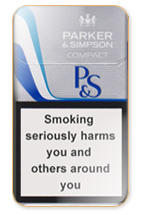 Parker & Simpson Compact Silver Cigarette Pack