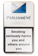 Parliament Super Slims Silver Cigarette Pack