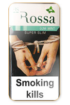 Rossa Super Slim Gum Mint Cigarette Pack