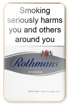 Rothmans King Size Silver Cigarette Pack