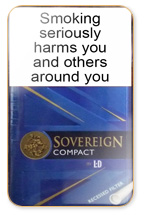 Sovereign Compact Blue Cigarette Pack