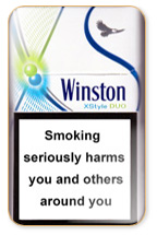 Winston XStyle Duo Menthol Cigarette Pack