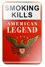 American Legend Red Cigarette Pack
