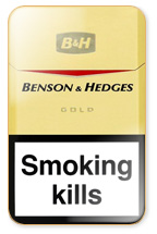 Benson & Hedges Gold Cigarette Pack