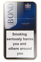 Bond Street Smart Silver 4 Cigarette Pack