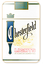 Chesterfield Blue (Lights) Cigarette Pack