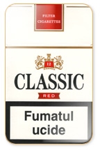 Classic Red Cigarette Pack