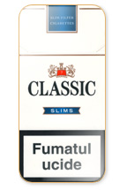 Classic Slims Blue Cigarette Pack