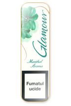 Glamour Super Slims Menthol Aroma 100's Cigarette Pack