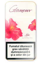 Glamour Super Slims Lilac 100's Cigarette Pack