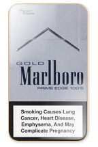 Marlboro Gold Prime Edge Super Slims 100s Cigarette Pack