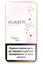 Muratti Eleganza Chiara Slims 100`s Cigarette Pack