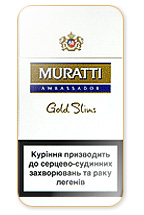 Muratti Gold Slims 100's Cigarette Pack