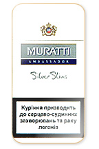 Muratti Silver Slims 100's Cigarette Pack