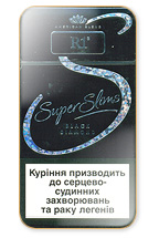 R1 Super Slims Black Diamond 100`s Cigarette Pack
