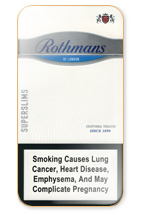 Rothmans Super Slims Silver Cigarette Pack